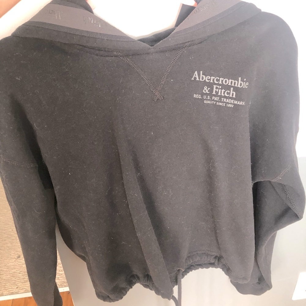 Abercrombie&Fitch hooded fleece small navy blue
